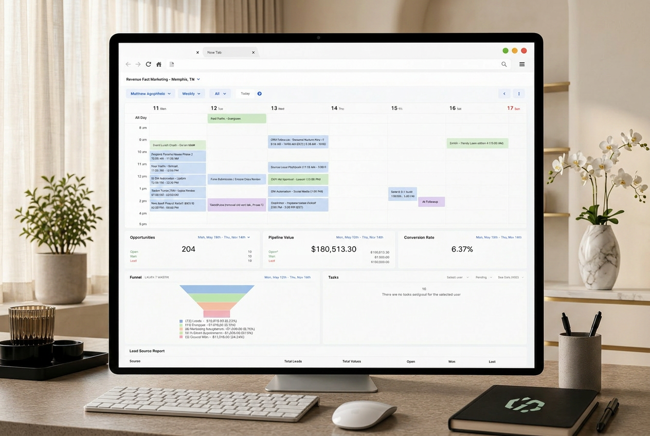 Reliom dashboard for med spas