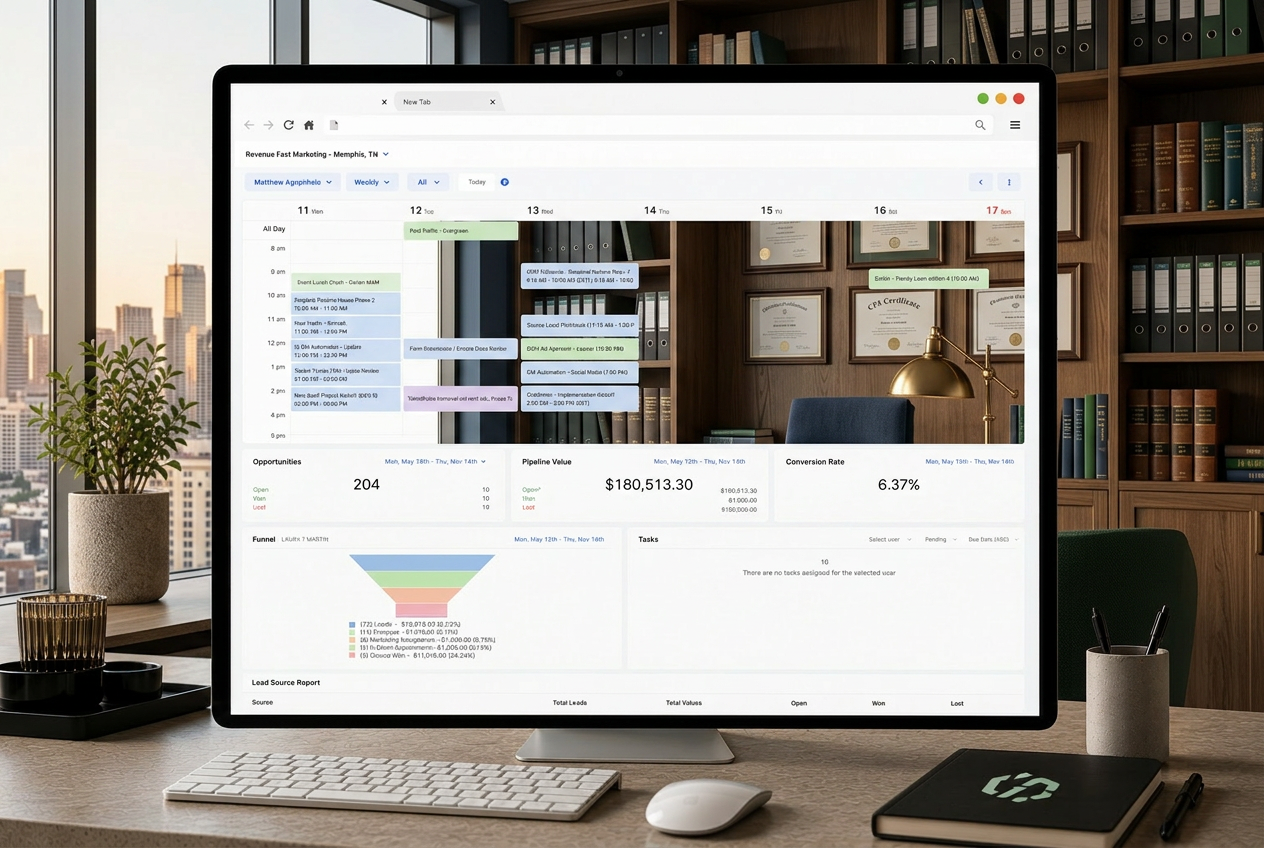 Reliom dashboard for accounting firms